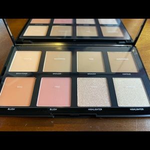 Morphe blush, highlight, and bronzer palette